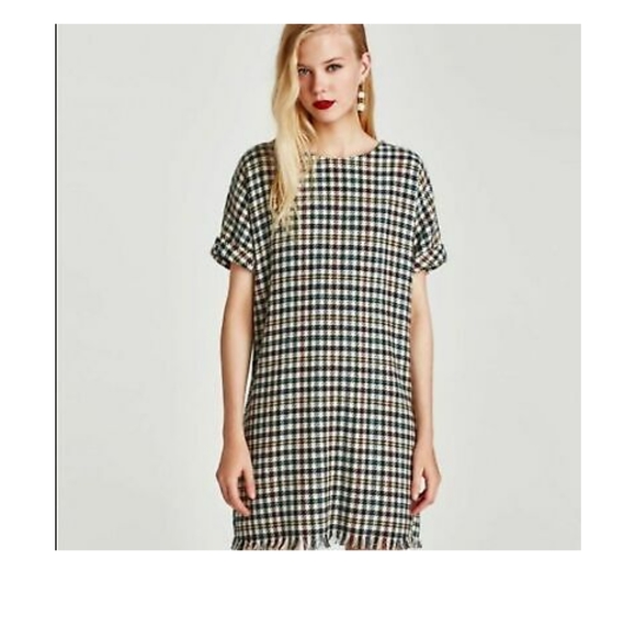 ⭐Zara Trafaluc Collection Colorful Houndstooth Dress 6⭐ - Picture 3 of 14